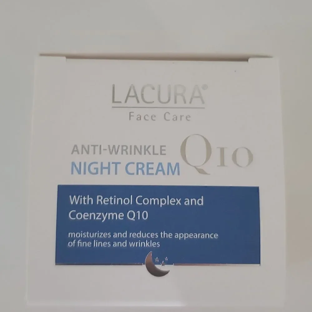 Lacura Face Care Anti-Wrinkle Night Cream Q10 1.7oz Set of 3